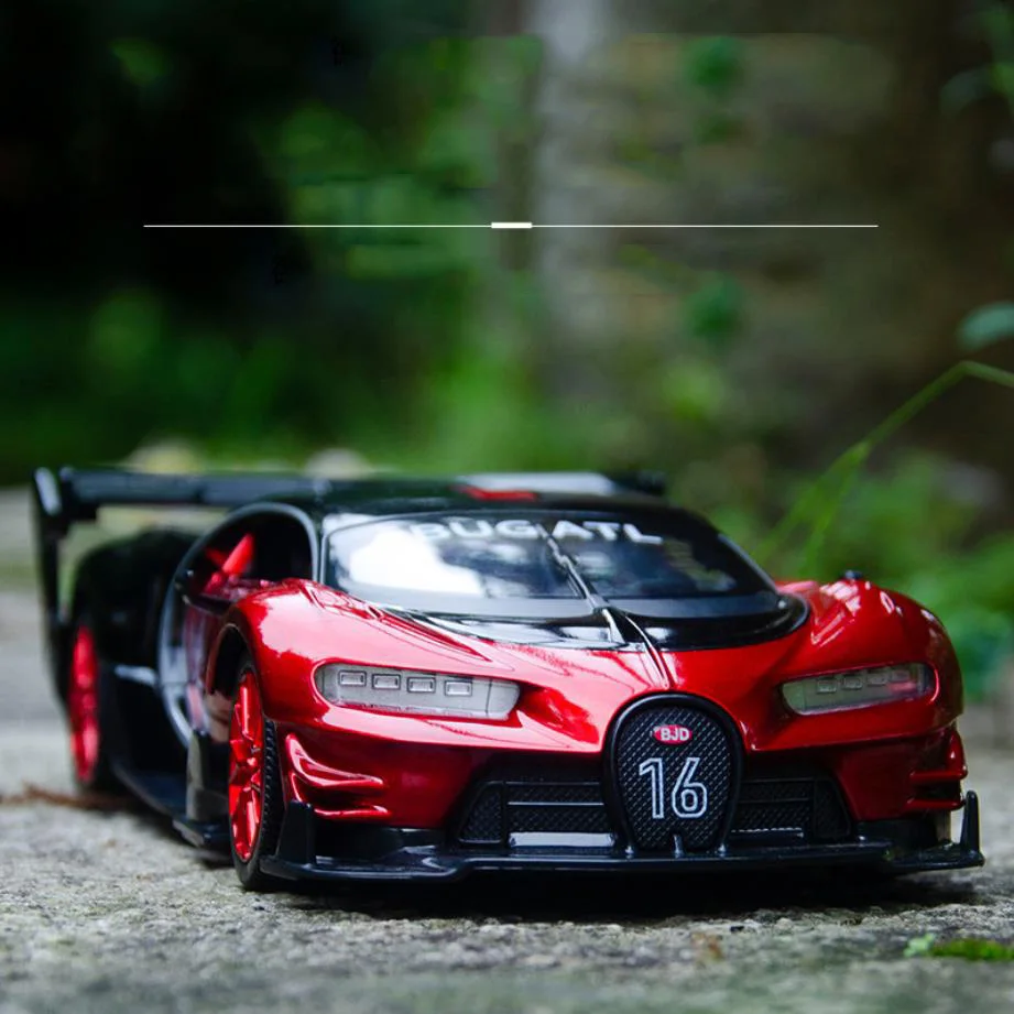 Хит продаж 1:24 Масштаб колеса Bugatti GT chiron суперспортивный автомобиль металлическая