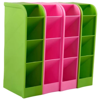 

Multifunction Four Grid Desktop Storage Organizer Box for Office,stationery Pen, Socks, Make up Tools(set of 4)