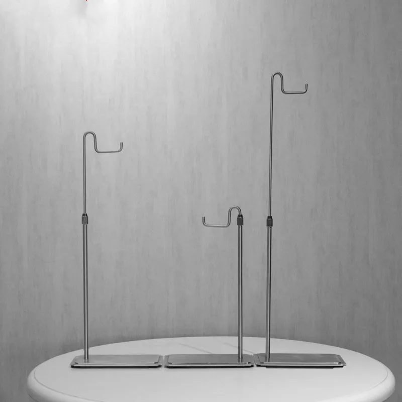 

Handbag Display Stand Stainless Steel Metal Bags Display Rack Adjustable Height Storage Handbag Scarf Home Storage