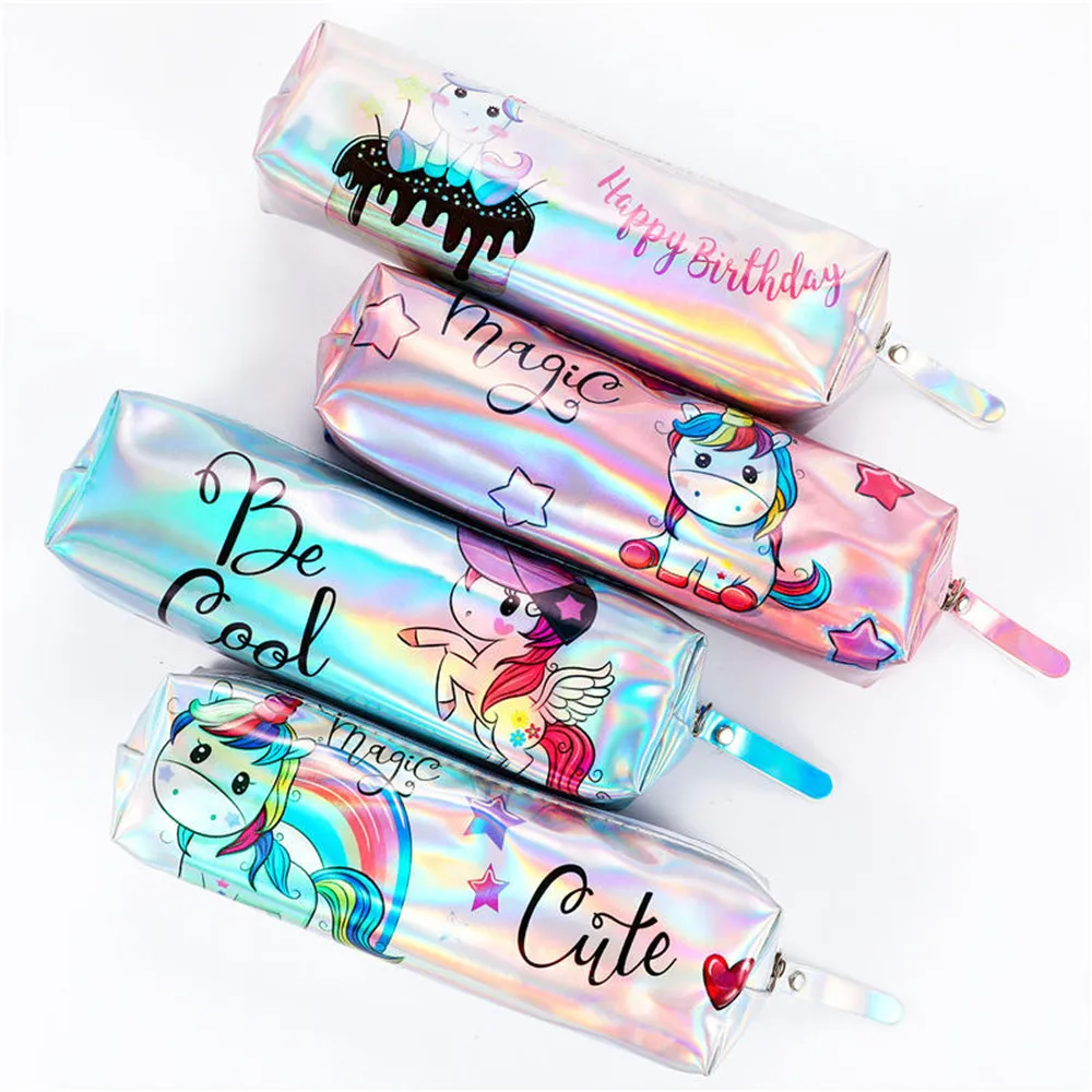 Кавайные пеналы для девочек artykuly szkolne estuche papelaria criativa unicornio escolar grande back to school