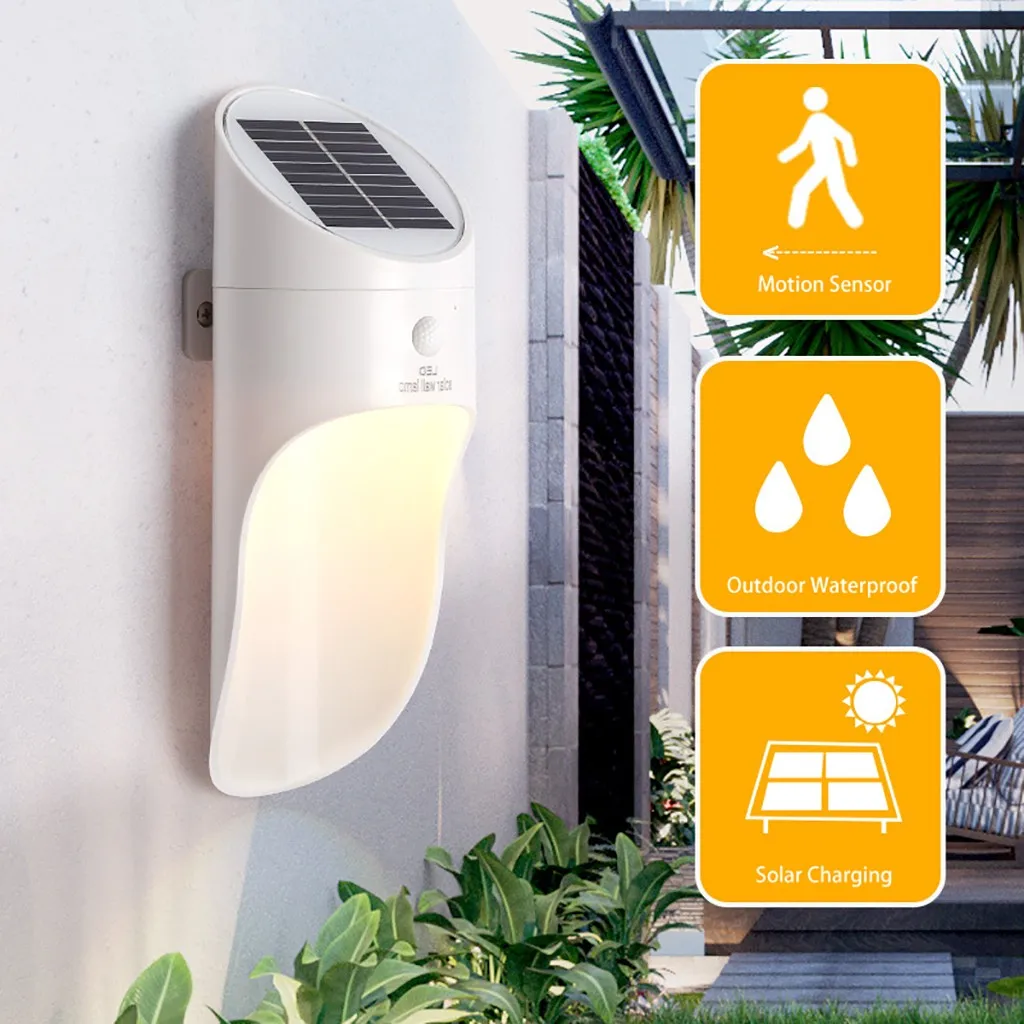 best selling 2019 products Motion Sensor Light Outdoor Wall LED Security with 6500K White support dropshipping | Лампы и освещение
