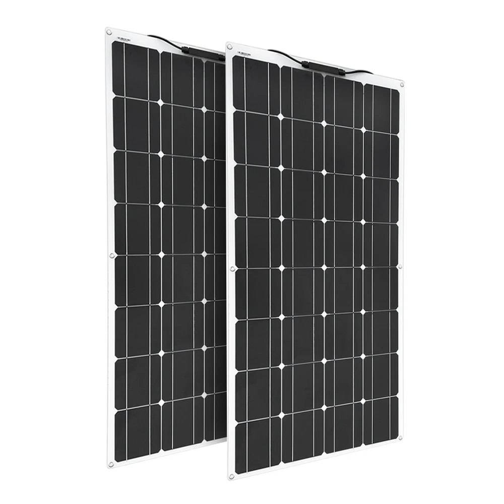 Solar-Panel Battery-Charger Monocrystalline Home-System-Kit Flexible 200W 100W Ce 