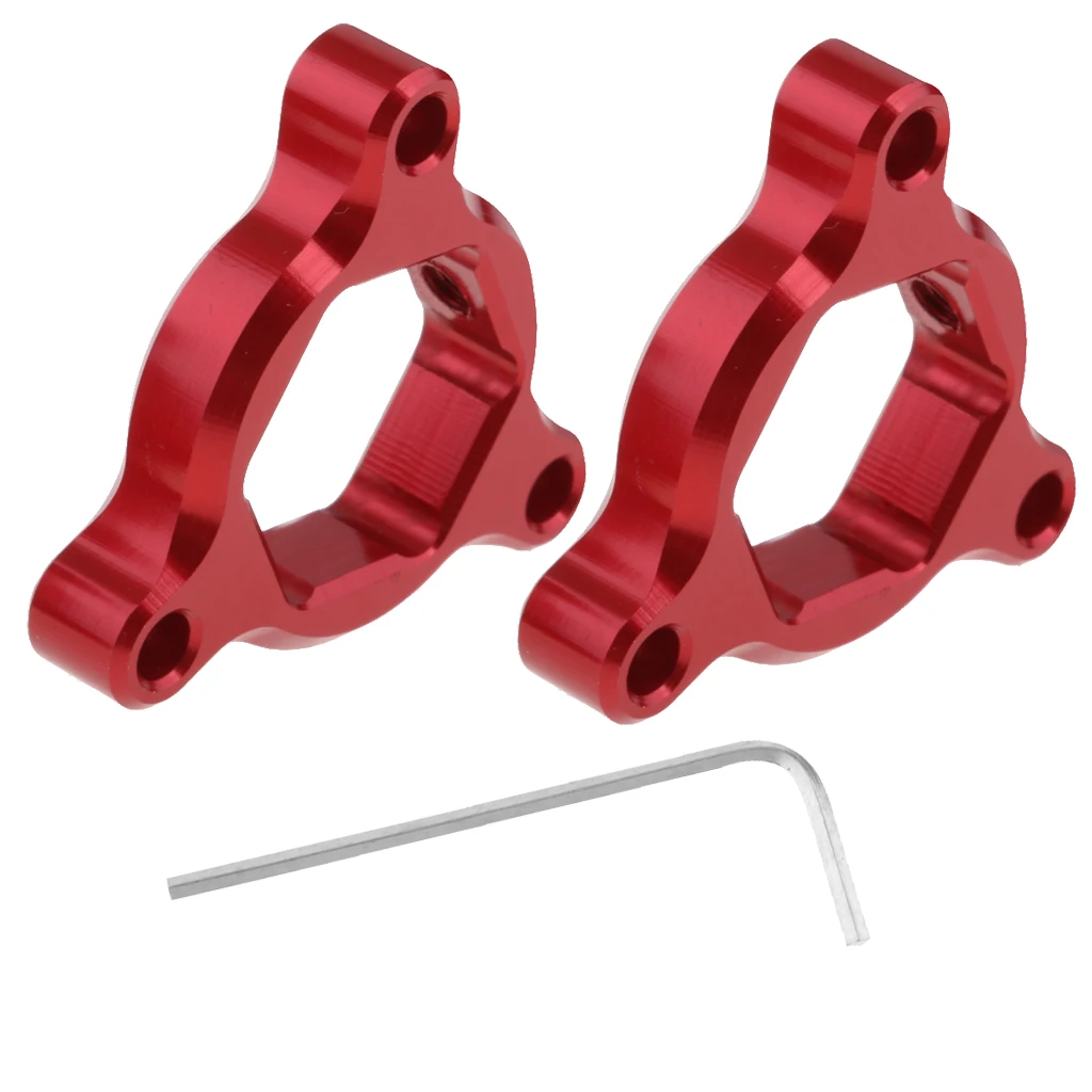 Pair Motorcycle CNC Front Hexagon Anodized Fork Preload Adjusters 14mm for Yamaha MT-09 Tracer/ Tracer 900 2015-2016