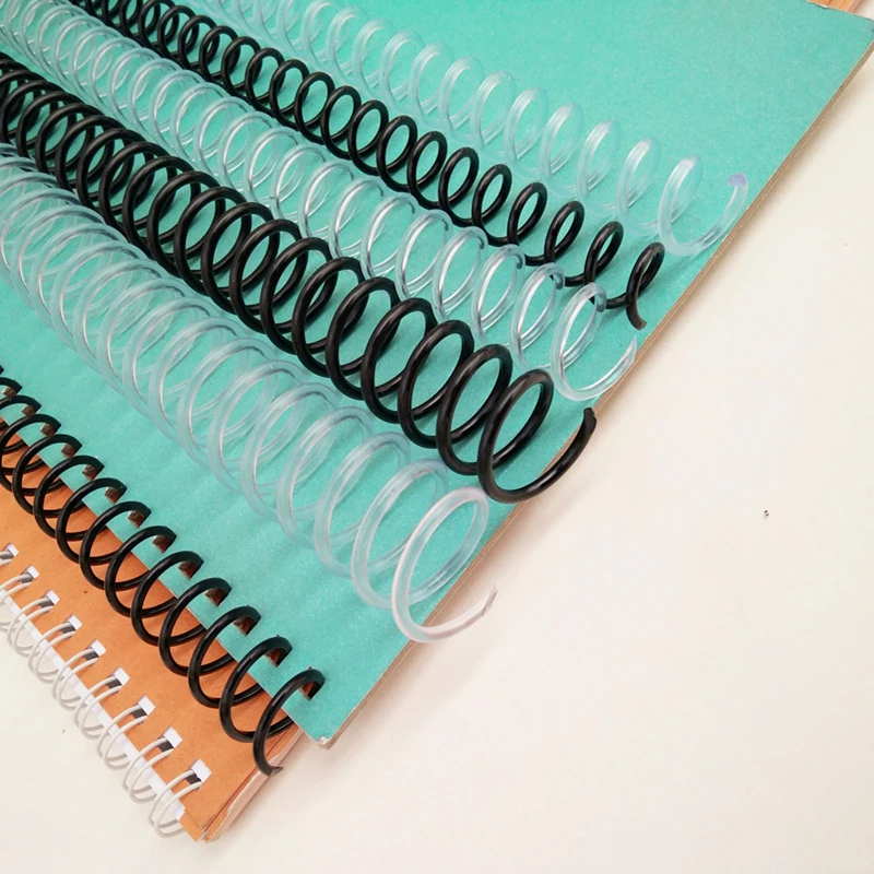 

A4 46 Hole Loose Leaf Binding Ring DIY Notebook Binder Rings Spiral Rubber Rings Spring Punch Ring Book Buckle Hoop Office Coil