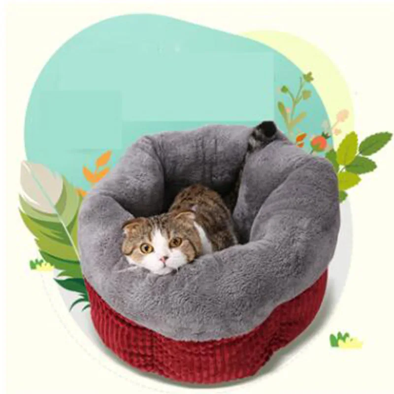 Special  2019 New Simple Stylish Hexagonal Cat Llitter Soft Comfortable Literary Kennel High-end Atmospheric