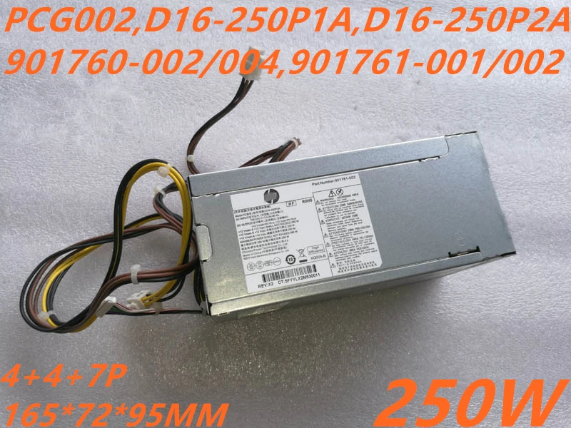 Блок питания для hp 480 400 G4 280 282 600 800G3MT 250W Питание PCH022 PCG002 D16-250P1A D16-250P2A 901760-002 004 901761-001 аккумулятор большой емкости
