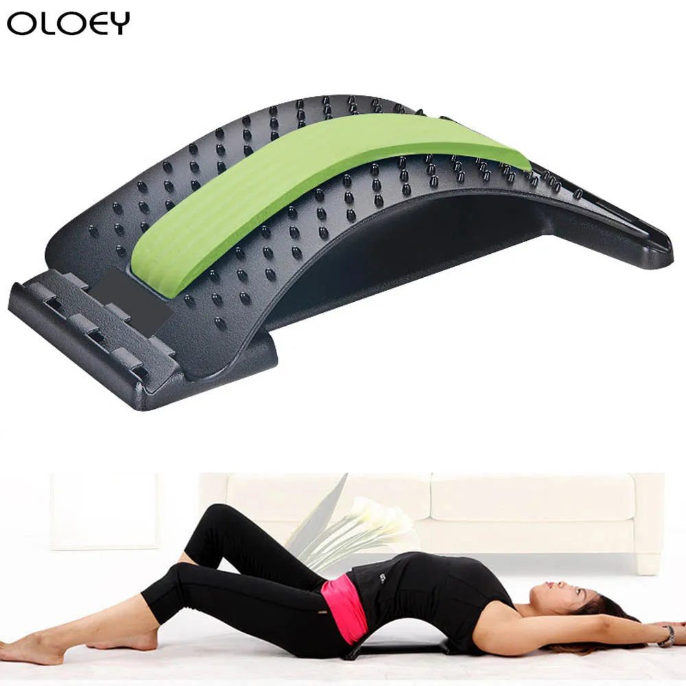 

Back/Neck Massage Magic Stretcher Fitness Equipment Stretch Relax Mate Stretcher Lumbar Support Spine Pain Relief Chiropractic