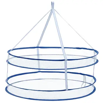 

High quality folding drying rack to hang clothes laundry on top washing mesh wire nylon mesh
