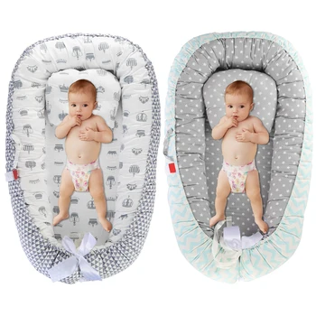 

Baby Bassinet Co-Sleeping Bed Washable Portable Hypoallergenic Crib Baby Lounger for 0-1Y