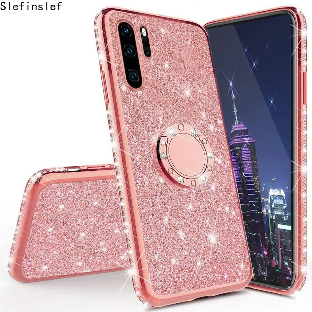 Алмазный чехол для Huawei P30 P20 P10 Pro Lite Mate 30 20 10 Honor lite 8X 7X 9X блестящий чехол|Бамперы| |