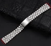 Bracelet de montre Seiko en acier inoxydable, boucle pliable, fermoir, ceinture, argent, accessoires de montre, texture brossée ► Photo 3/6