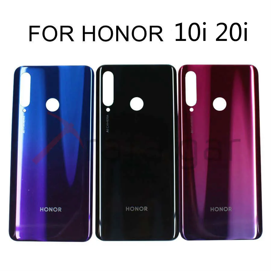 Заднее стекло для Huawei Honor 20 Pro задняя крышка аккумулятора 10i 20i V20 панель корпус