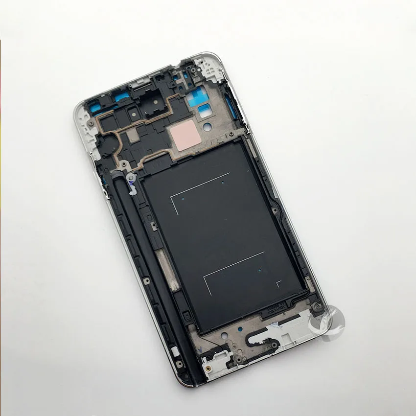 Средняя рамка для samsung Galaxy Note 3 III N9005 N900 оригинальная новая задняя панель Корпус чехол шасси+ боковые кнопки