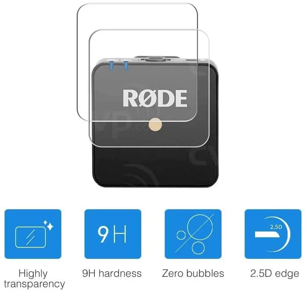 Защитное стекло Tempred для экрана совместимое с Rode wireless go lcd гибкая HD-пленка (2 шт.) |