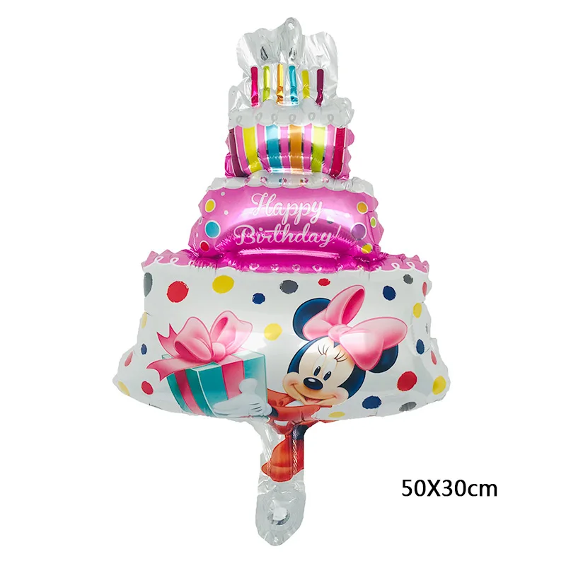 pink-1pcs Микки и Минни Маус серии комплект надувные шары mickey Мышь вечерние globos День Святого Валентина день детей день рождения вечерние украшения Детские воздушные шары оптом - Цвет: pink-1pcs