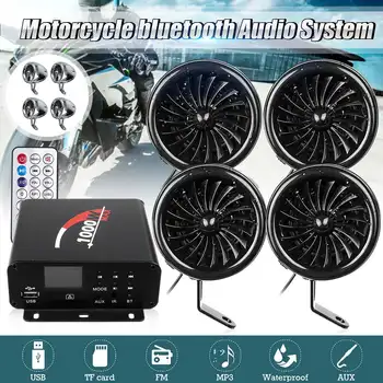 

Universal Motorcycle Audio Stereo 4 Speakers FM Radio USB MP3 Music Player For ATV UTV Scooter