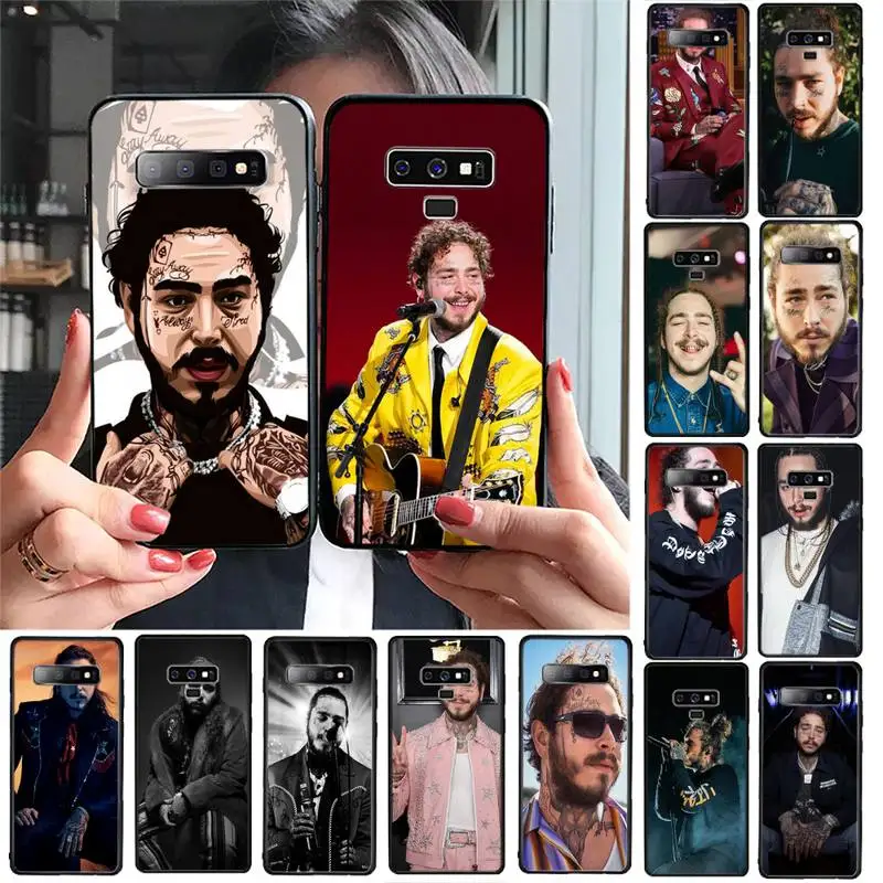 FHNBLJ Post Malone чехол для телефона Samsung Galaxy S20 S10 Plus S10E S5 S6 S7edge S8 S9 S9Plus S10lite 2020 | Мобильные