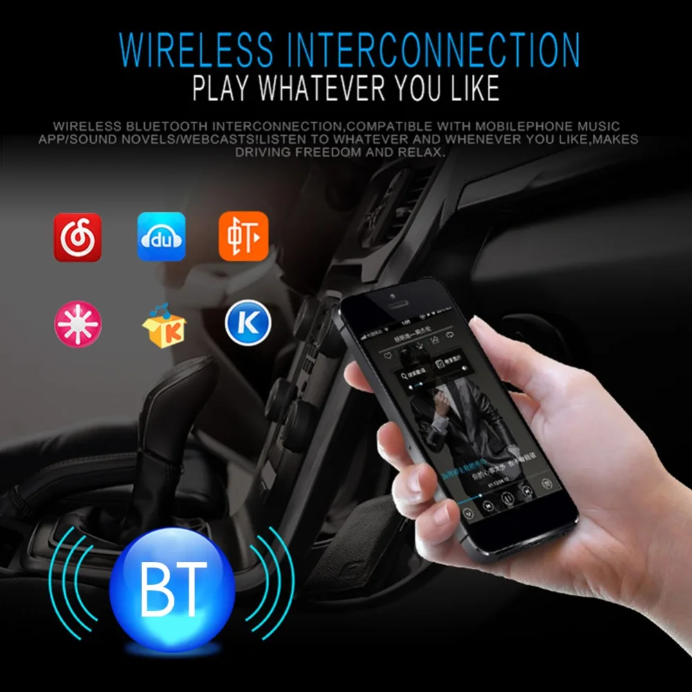 1DIN In-Dash автомагнитолы стерео пульт дистанционного управления цифровой Bluetooth аудио музыка стерео 12 В Автомагнитола Mp3 плеер USB/SD/AUX-IN
