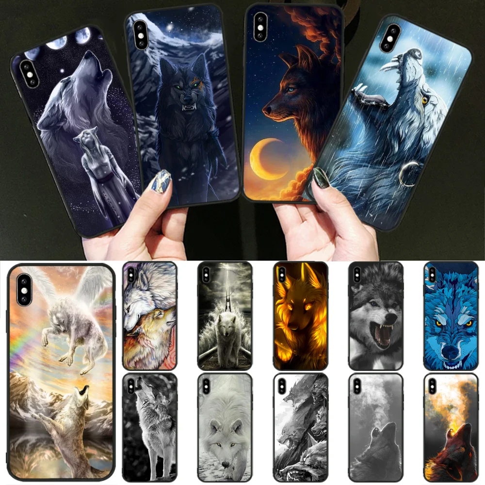 LJHYDFCNB волчий пакет волков клиент высокое качество чехол для телефона iPhone 11 pro XS MAX 8