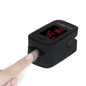

Finger Clip Type Heart Pulse Oximeter Portable Fingertip Pulse Oximeter Household Measuring Tool (Without Battery)