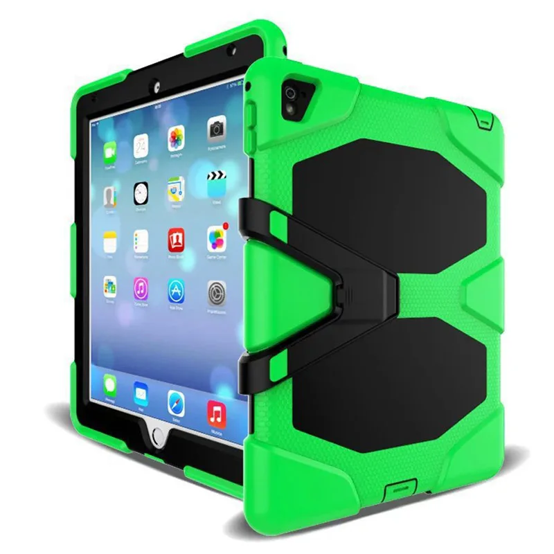 

Waterproof Shock Dirt Snow Sand Proof Extreme Army Military Heavy Duty Kickstand Cover Tablet Case For iPad pro 12.9" 2017+pen