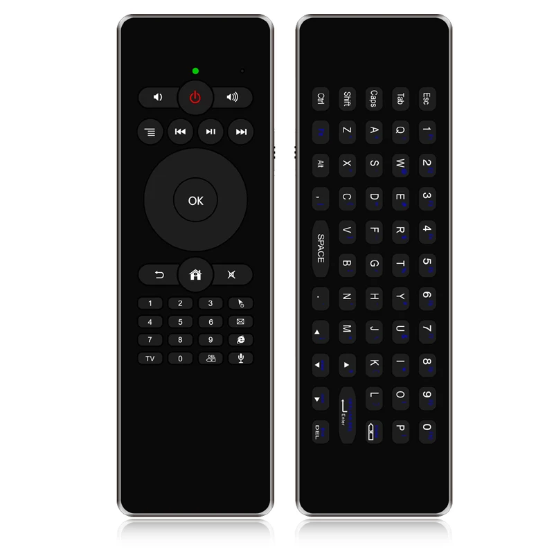 Подсветка Air mouse с микрофоном Универсальный пульт дистанционного управления Беспроводная мини-клавиатура