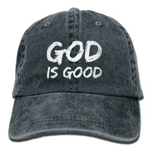 God Is Good джинсовая кепка регулируемая Женская вымытая бейсболка