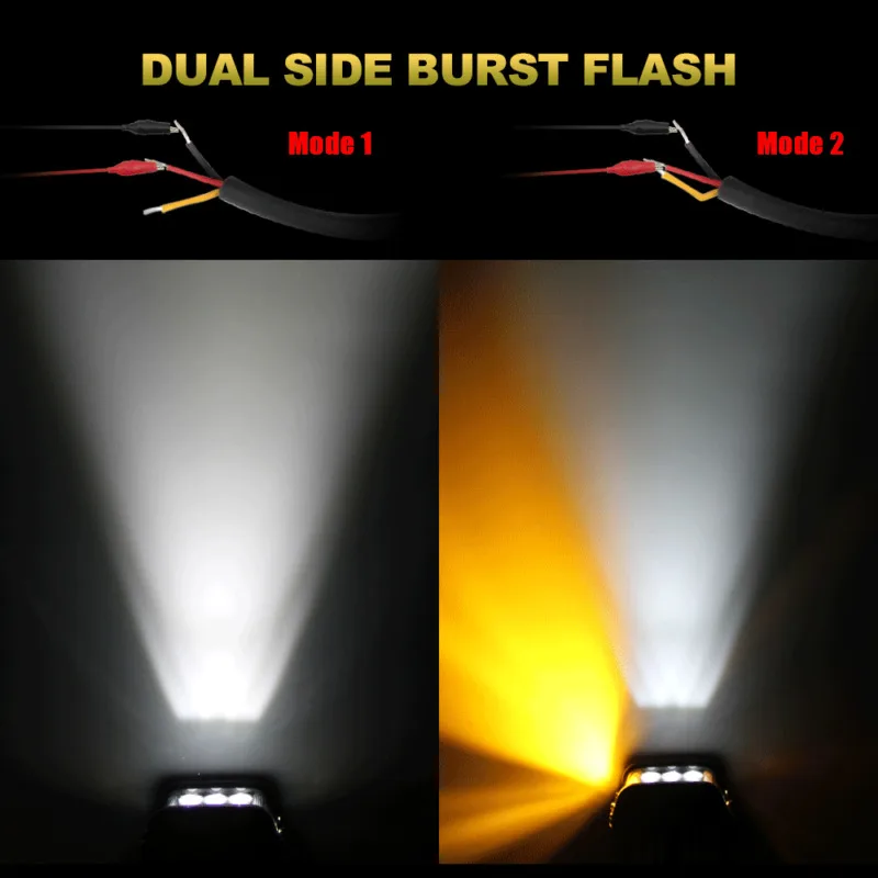 1 шт. 4 \ &quotАвтомобильный светодиодный рабочий светильник Bar Cube Side Shooter Pod белая и