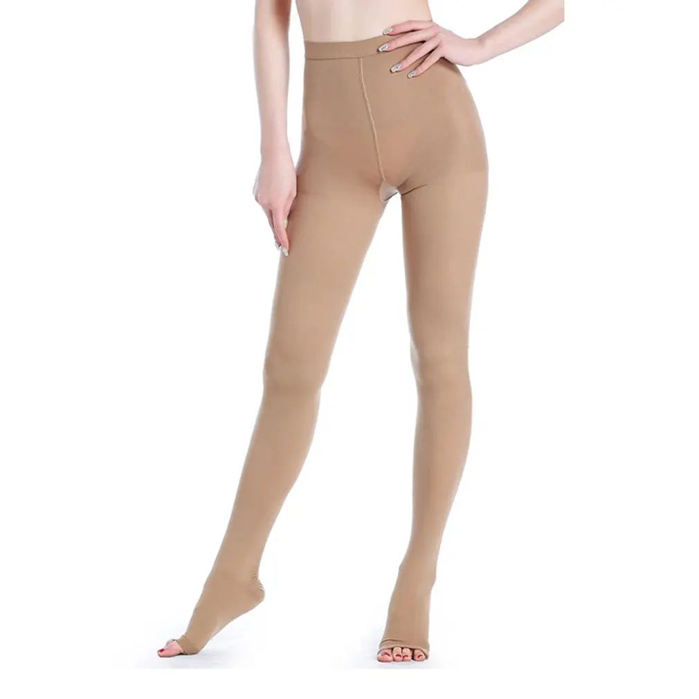 

1 Pair/SET 20-30mmHg Women Tights Long Pants Medical Compression Stockings Closed Toe Varicose Veins Compression Pants