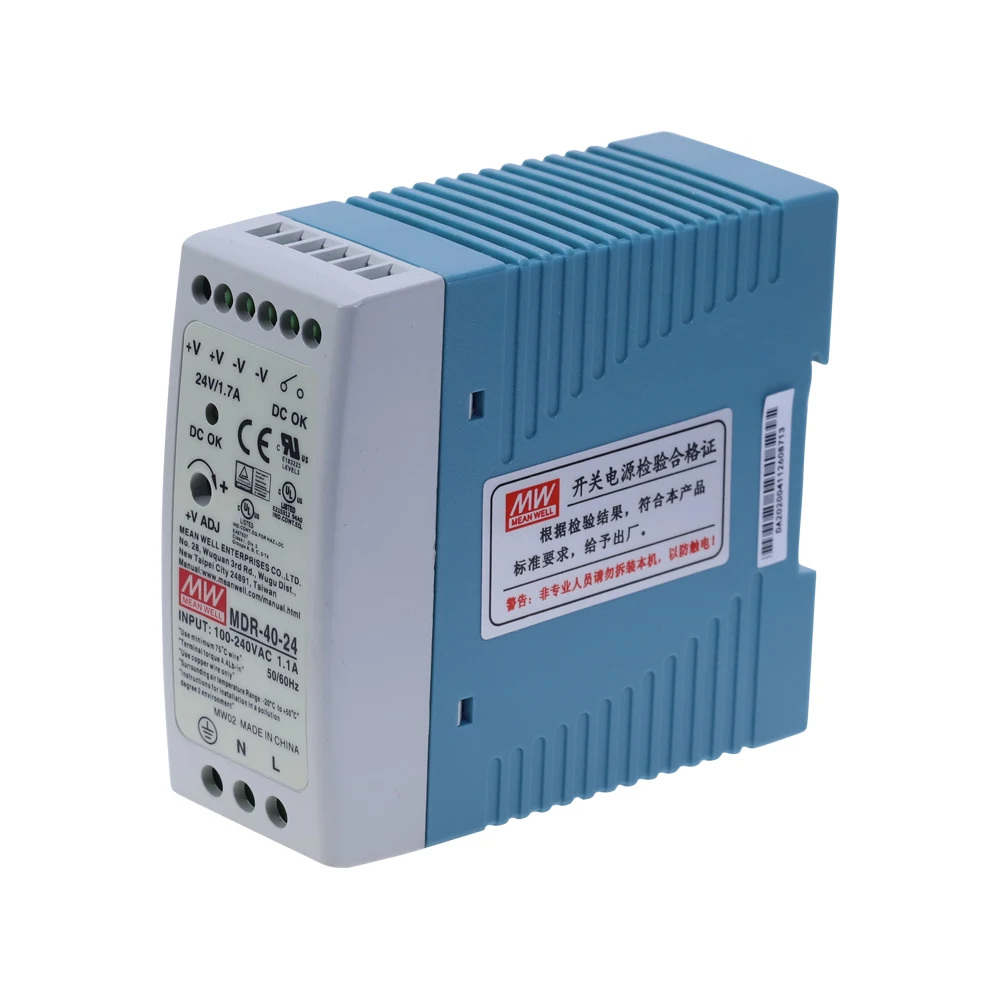 MDR 40 40W единичный выход 5V 12V 15V 24V Din Rail импульсный источник питания AC/DC|Импульсный