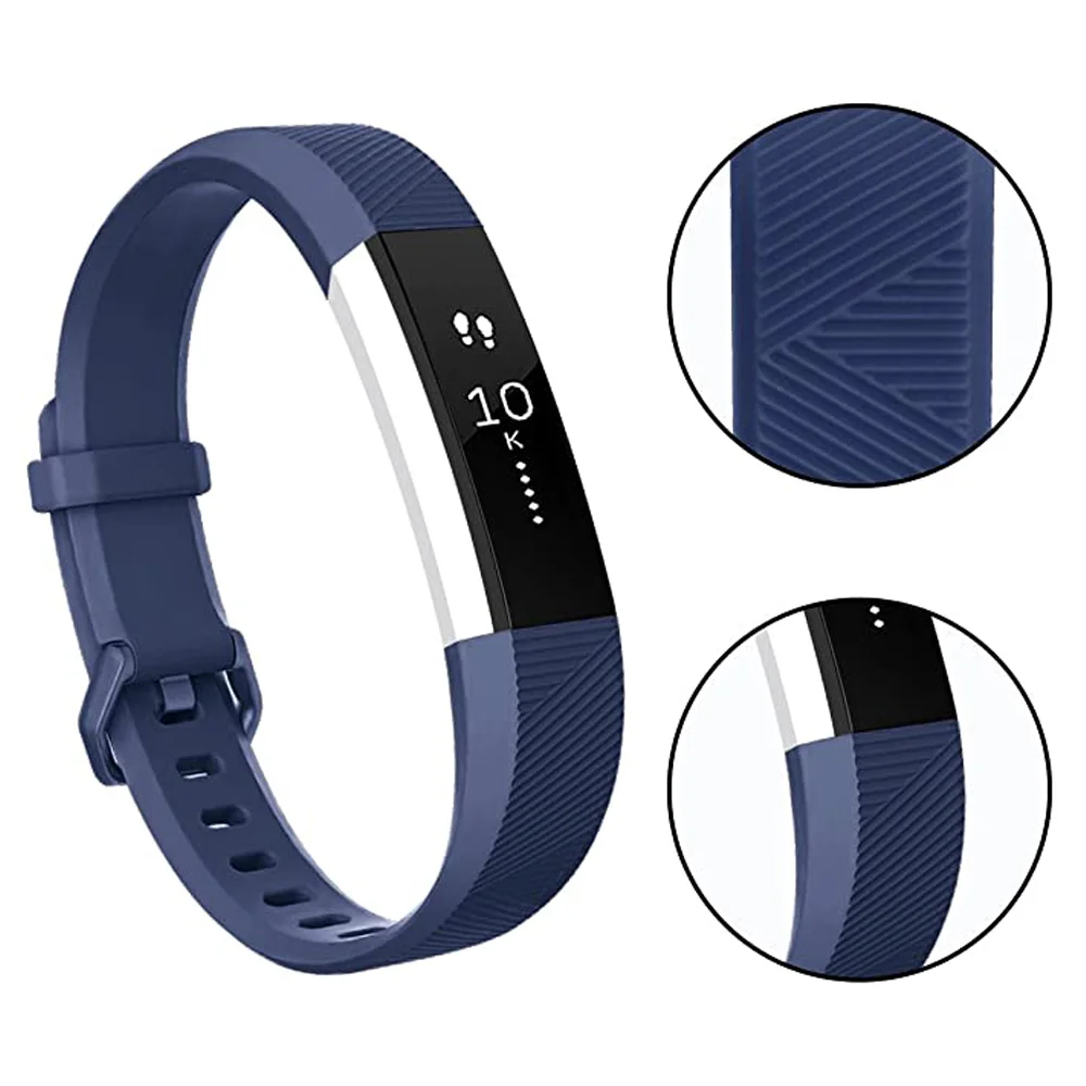 Fitbit Alta HR용 조절 가능한 실리콘 스트랩, 시계 교체 액세서리, Fitbit Alta Smartwa용 팔찌