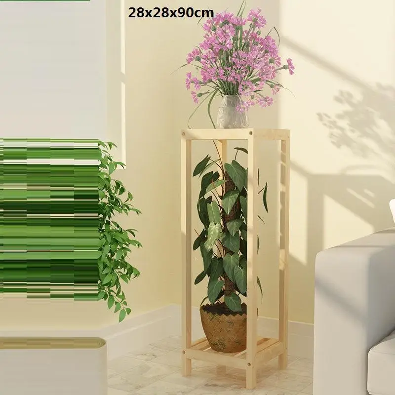Version I Para Plantas Terraza деревянные полки для Estanteria Escalera балкон открытый цветок стенд Stojak Na Kwiaty стойки завод полка - Color: Version I