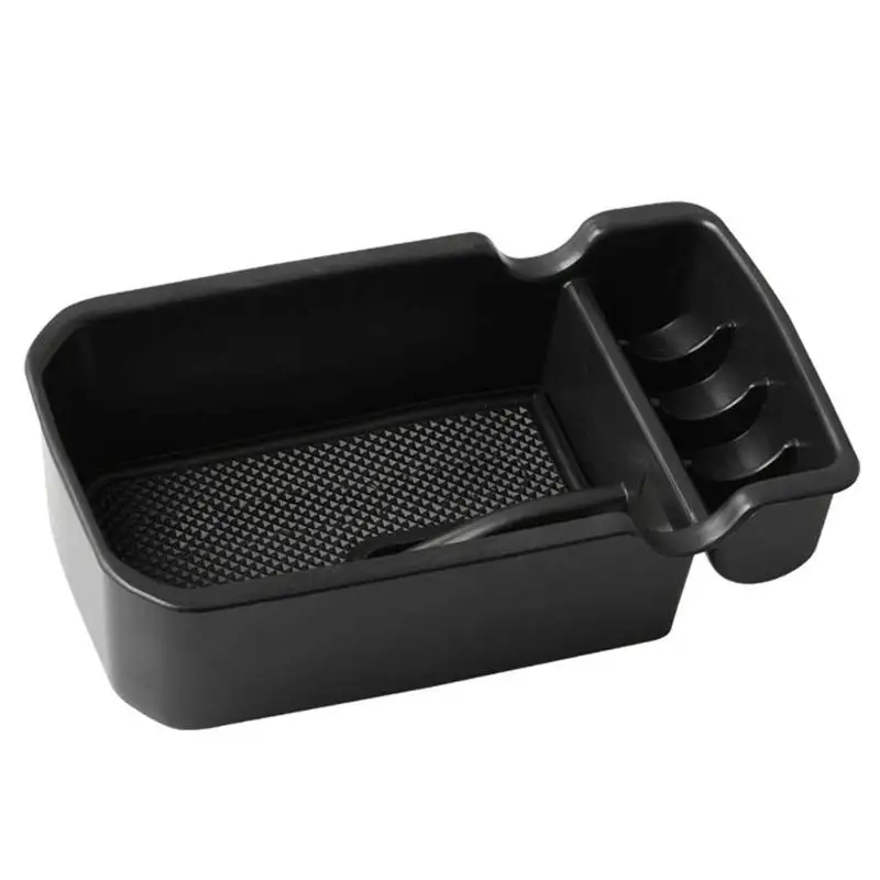 Center Console Armrest Storage Box ABS Silicone Tray Insert Organizer Auto Interior Accessories for Jeep Compass