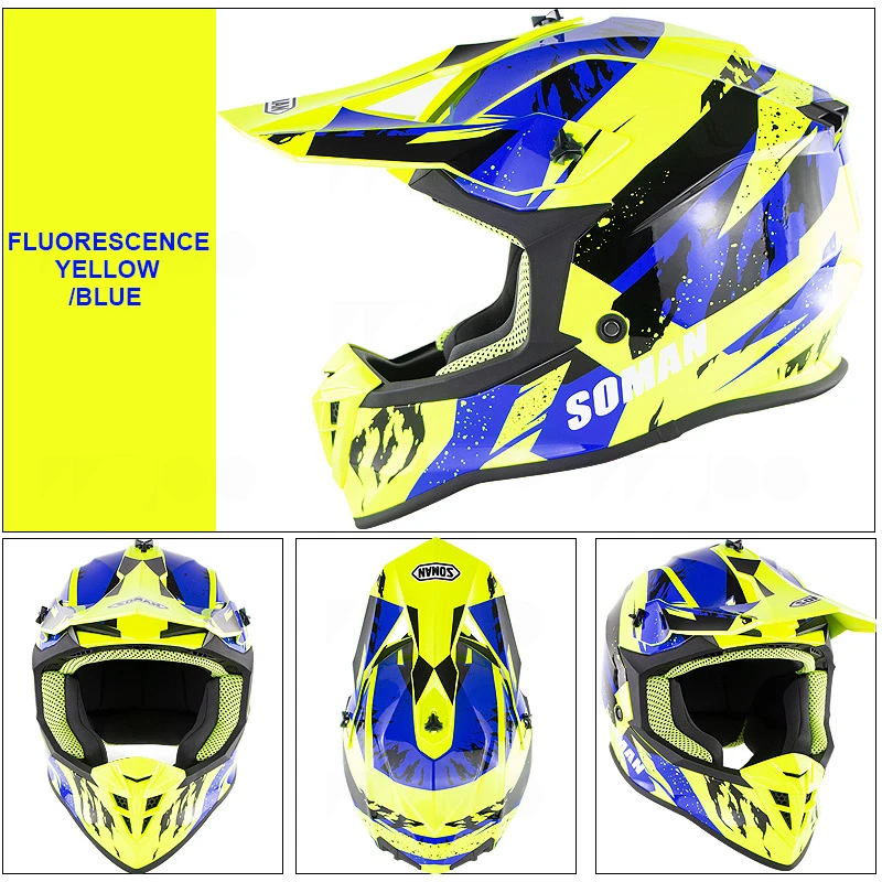 Moto cross шлем профессиональный горный шлем ECE Европейский стандарт шлем hors route Casque moto Capacete moto Casco внедорожный C - Цвет: D stlye