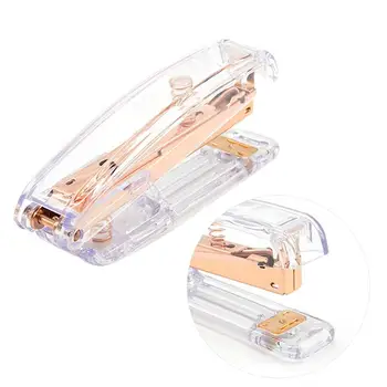 

Rose Gold Desktop Stapler Classic Modern Design to Brighten Up Your Desk Elegant Office Desk Accessory Office Binding Supplies