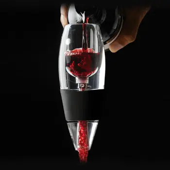 

Professional Red Wine Decanter Pourer With Filter Stand Holder Vodka Quick Air Aerator For Home Dining Bar Essential Set DNJ998
