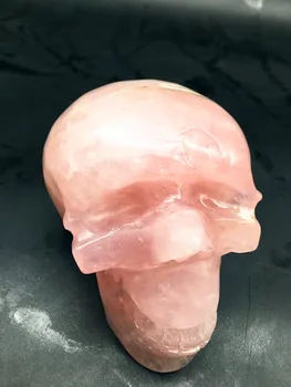 

Natural quartz crystal powder crystal skull carving home decoration