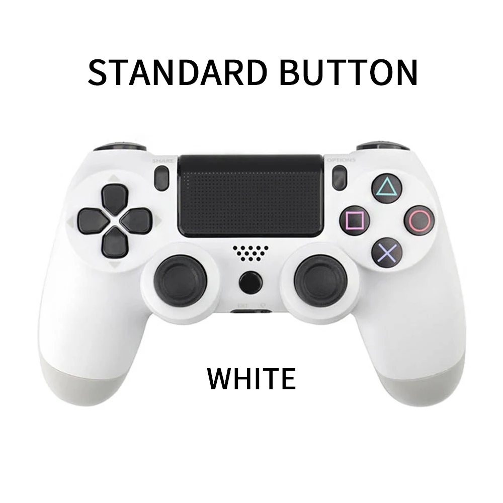 Беспроводной джойстик Bluetooth для sony PS4 контроллер для игровых приставок подходит для игровой консоли 4 геймпад Dualshock 4 геймпад для PS3 - Цвет: white