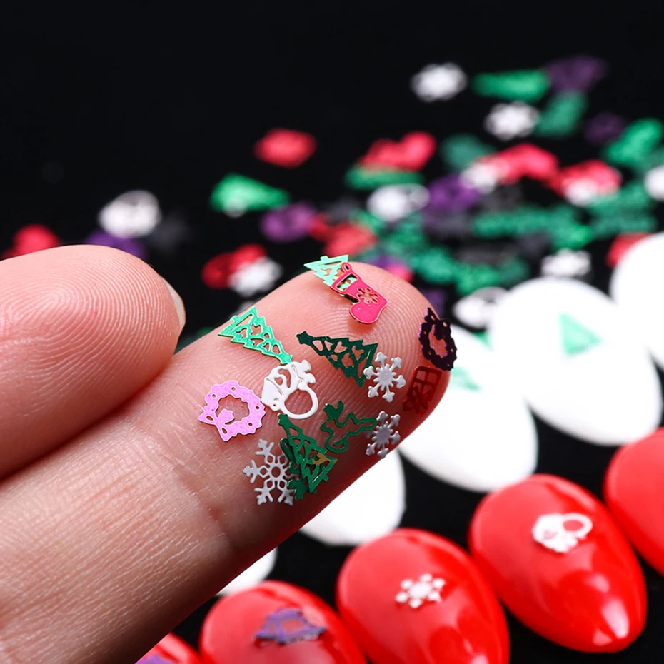 1box-Christmas-Nail-Glitter-Flakes-Red-Green-White-Snow-Metallic-Slice-Tip-Nail-3D-Sequin-Rhinestone (3)