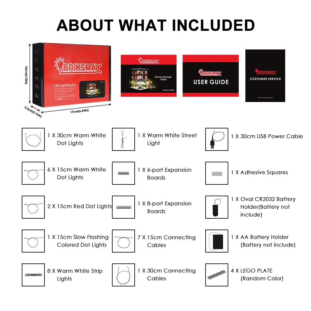 BriksMax Led Light Up Kit for 10264