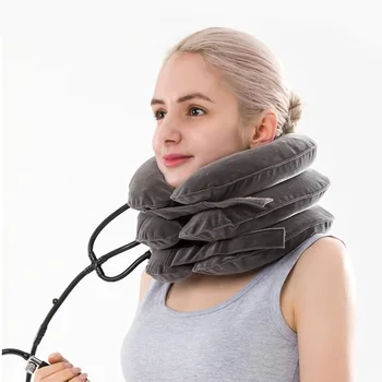 

Medical Devices Neck Stretcher Air Inflatable Cervical Neck Traction Device Neck Massager Brace Pillow glisson loop Pain Relief