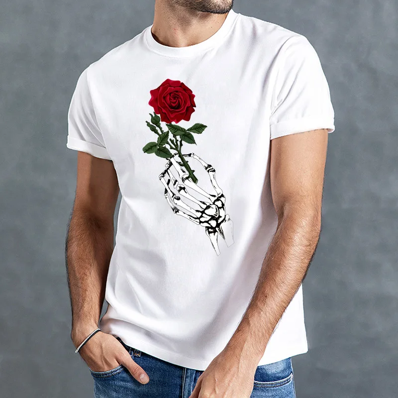 2020 Новая модная мужская футболка повседневная с коротким рукавом и круглым