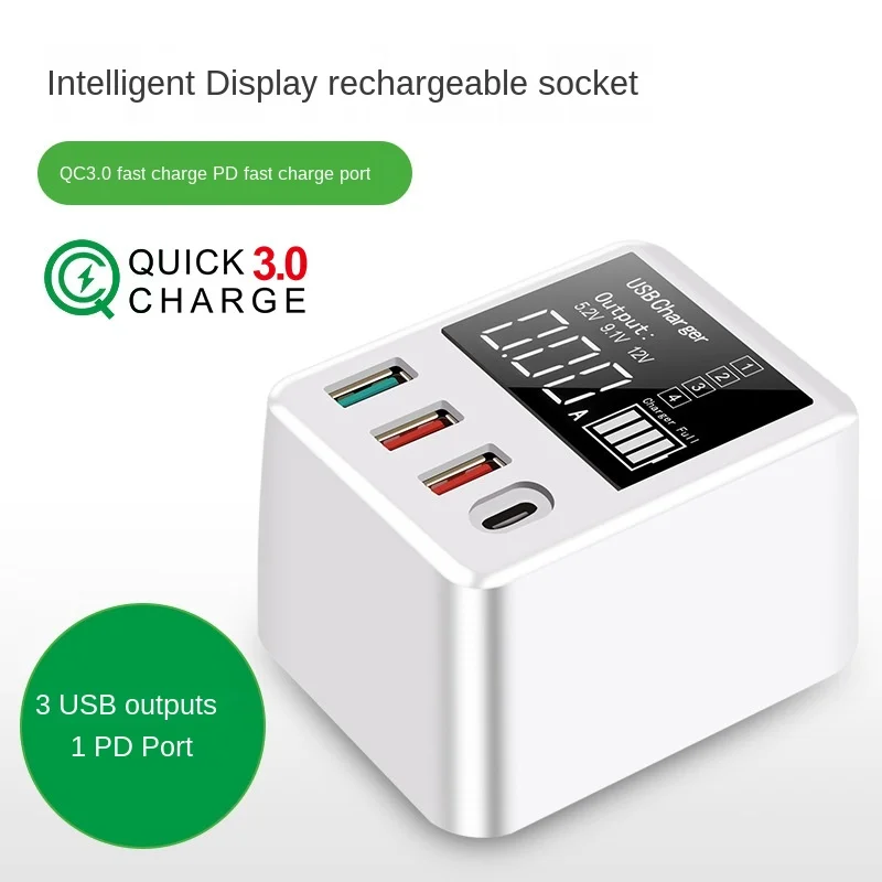 

30W Quick Charge QC3.0 USB Charger Wall Travel Mobile Phone Adapter Fast Charger USB Charger For iPhone Xiaomi Huawei Samsung