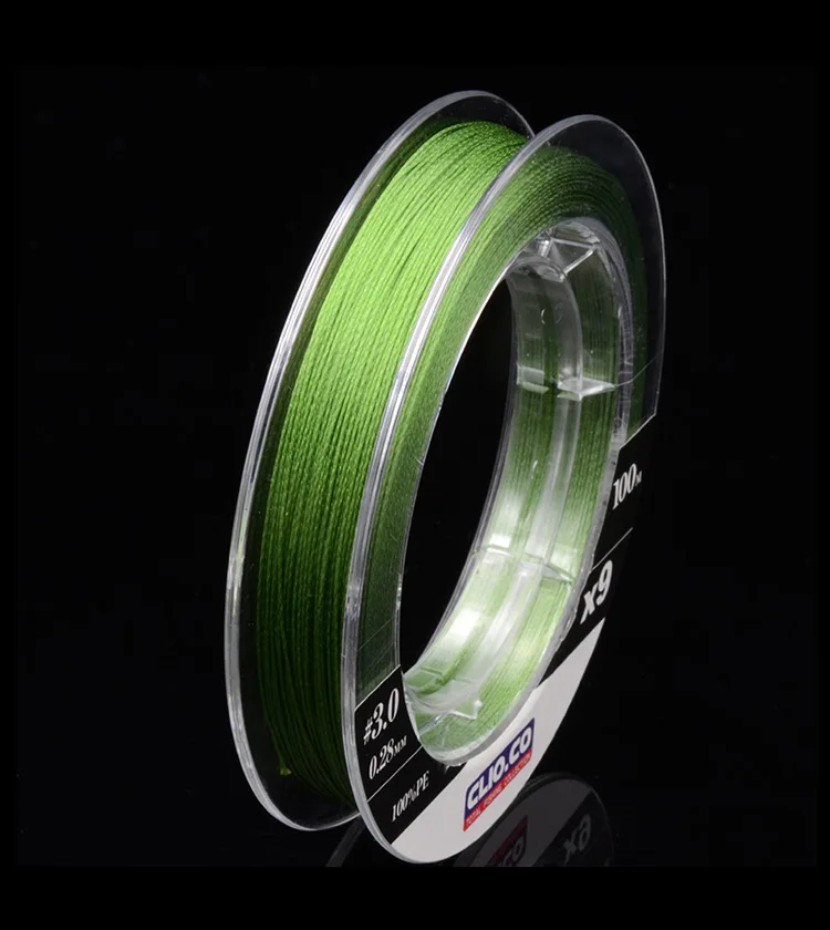 

Braid Line100M 9 Strands Braided Goods for Fishing equipment Line Technology Multifilament PE Line carp fly fishing peach