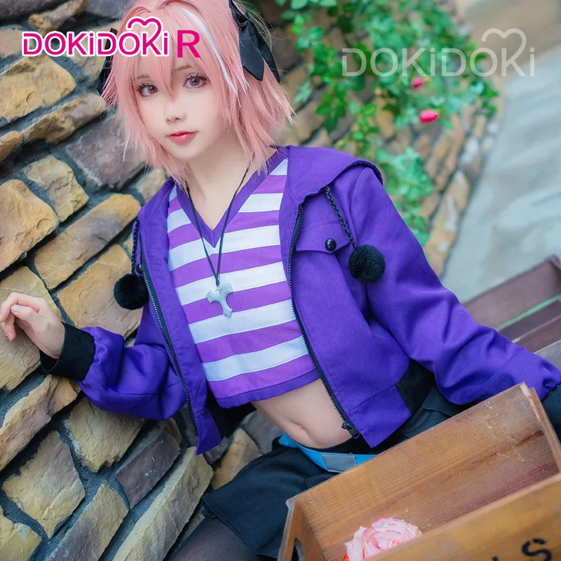 DokiDoki-R Fate/apocripha Astolfo, косплей, костюм аниме, игра Fate, косплей, Astolfo, женский костюм, повседневная одежда