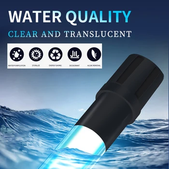

3/6/10/15W Germicidal Light Aquarium UV Water Purification Sterilization Lamp for Aquarium Harmful Substances Decor
