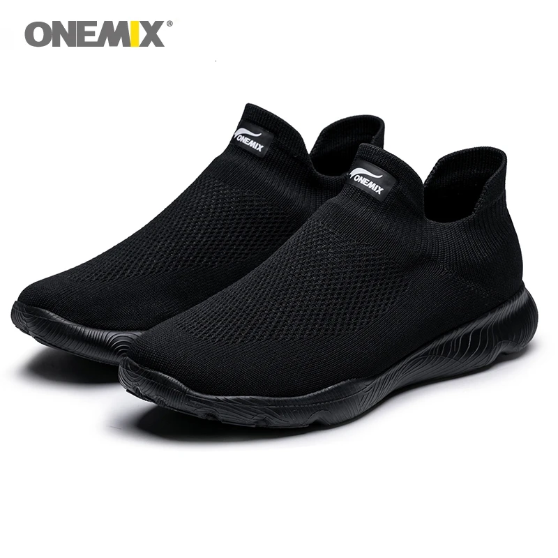 Мужские Прогулочные кроссовки ONEMIX спортивные дышащие сетчатые туфли светильник