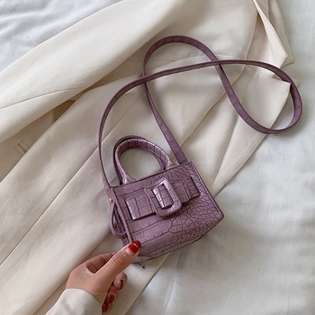 

Stone Pattern PU Leather Crossbody Bags For Women 2020 Solid Shoulder Handbags Female Travel Lady Cross Body Bag
