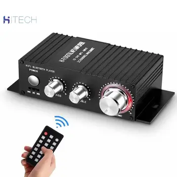 

Mini Bluetooth 4.2 Digital Power Amplifier HiFi Stereo Audio Amp Lossless 100W supports AUX/ USB/ Bluetooth input