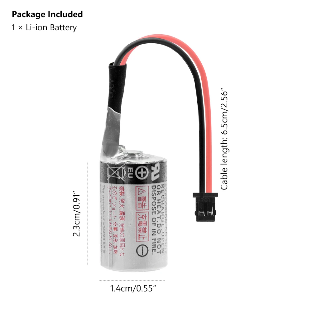 3,6 V Er3v 1000mAh литий-ионный аккумулятор ER3VC21 для промышленного компьютера сервопривод батареи для ПЛК-устройств счетчик воды